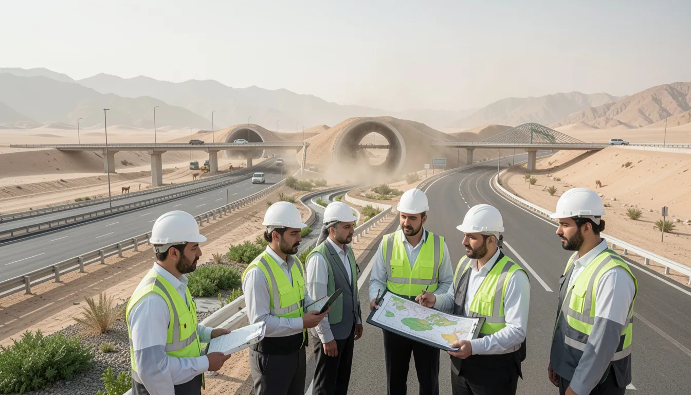 الاستشارات البيئية لمشاريع الطرق