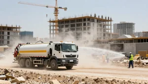 خطة إدارة الغبار في المشاريع الإنشائية