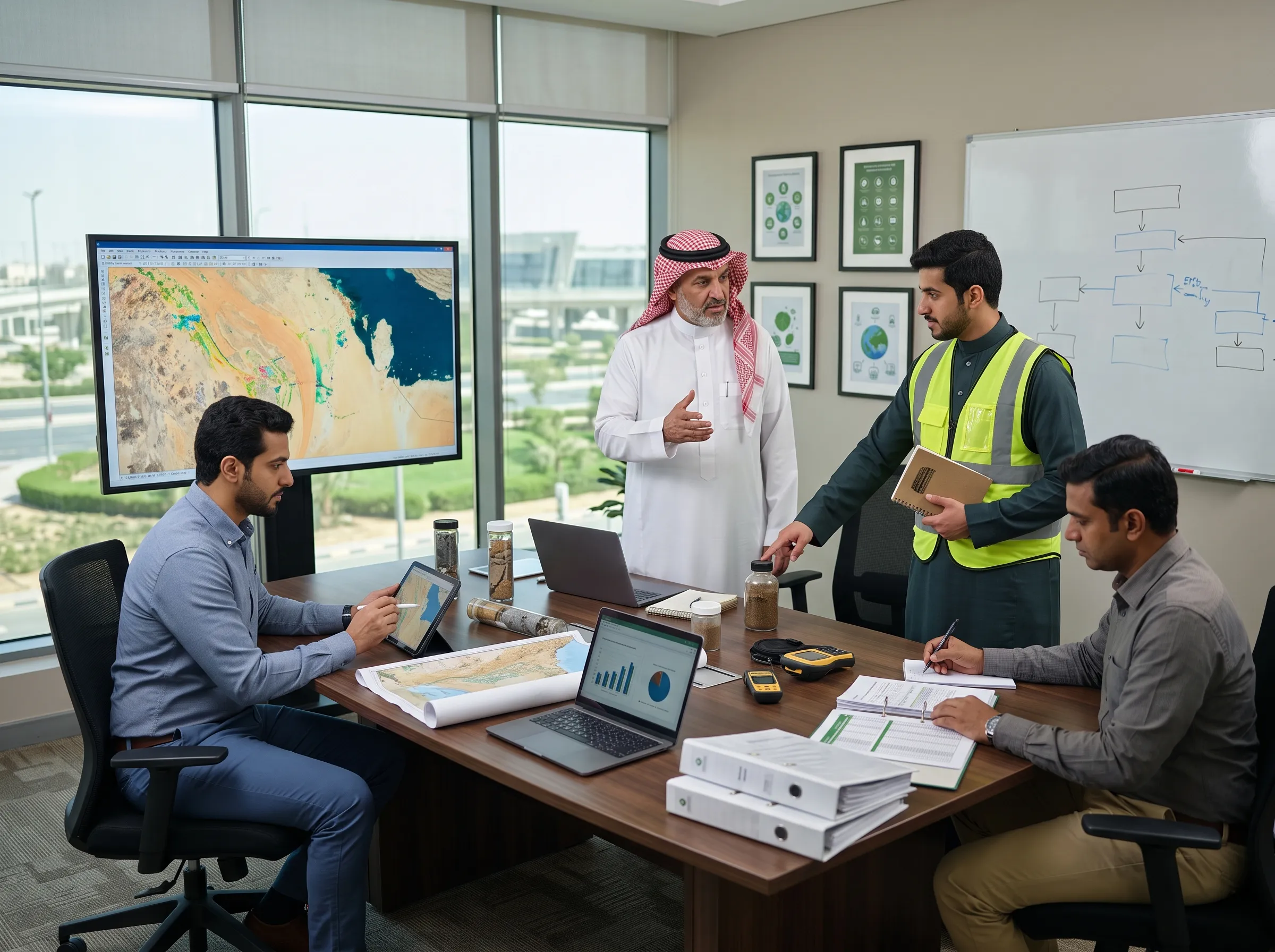 فريق متخصص في الوظائف والاستشارات البيئية في السعودية