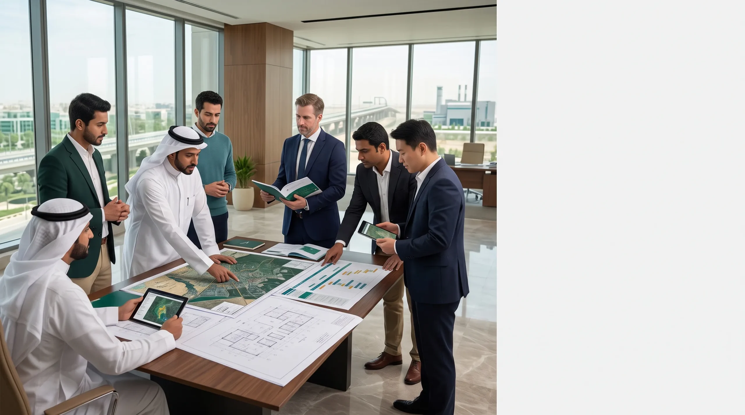 متخصصون في العمل البيئي والاستدامة داخل السعودية