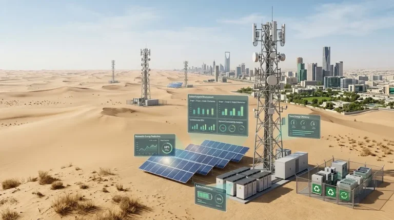 استدامة شركات الاتصالات في السعودية
