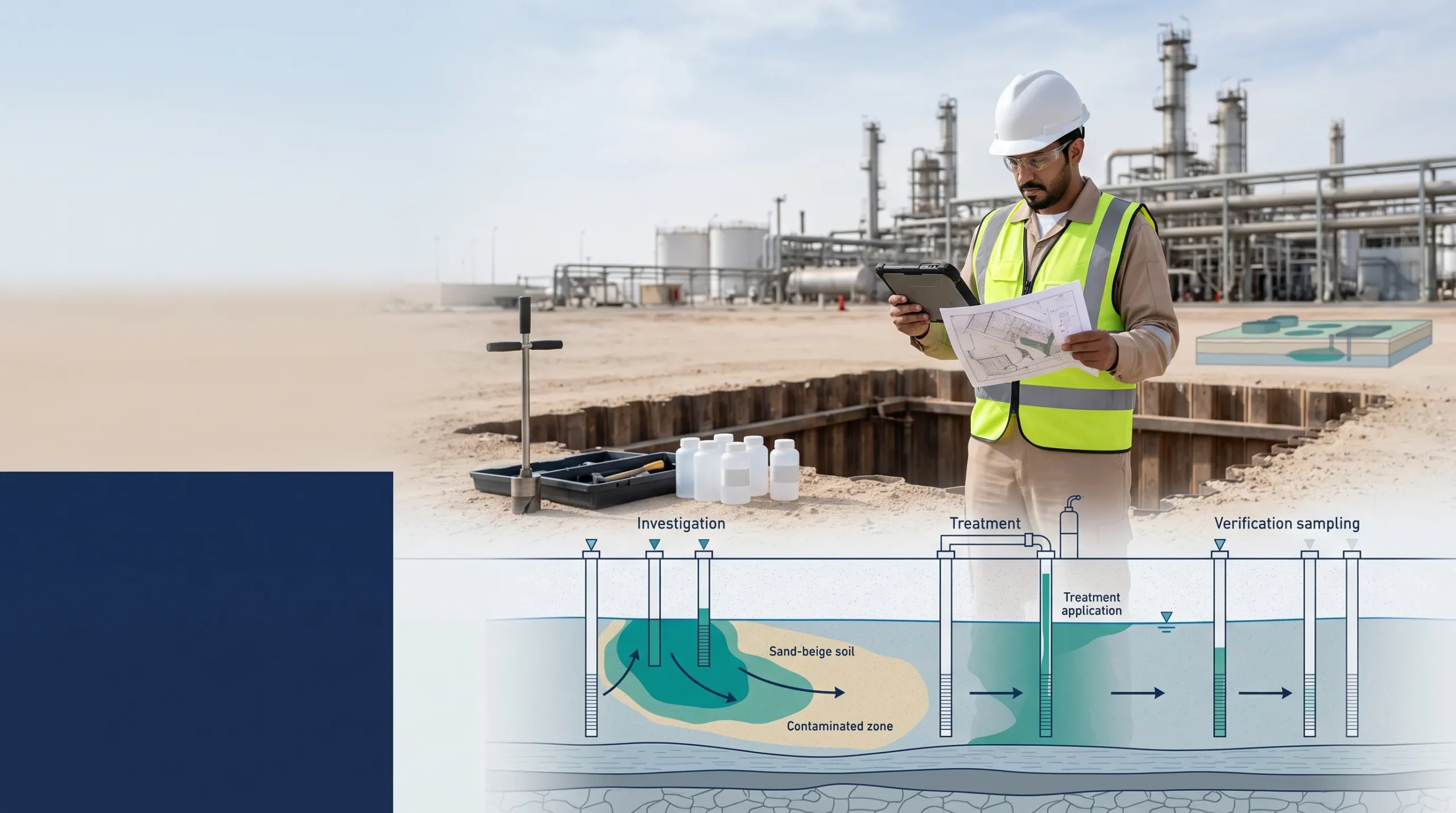 خطة إعادة تأهيل المواقع